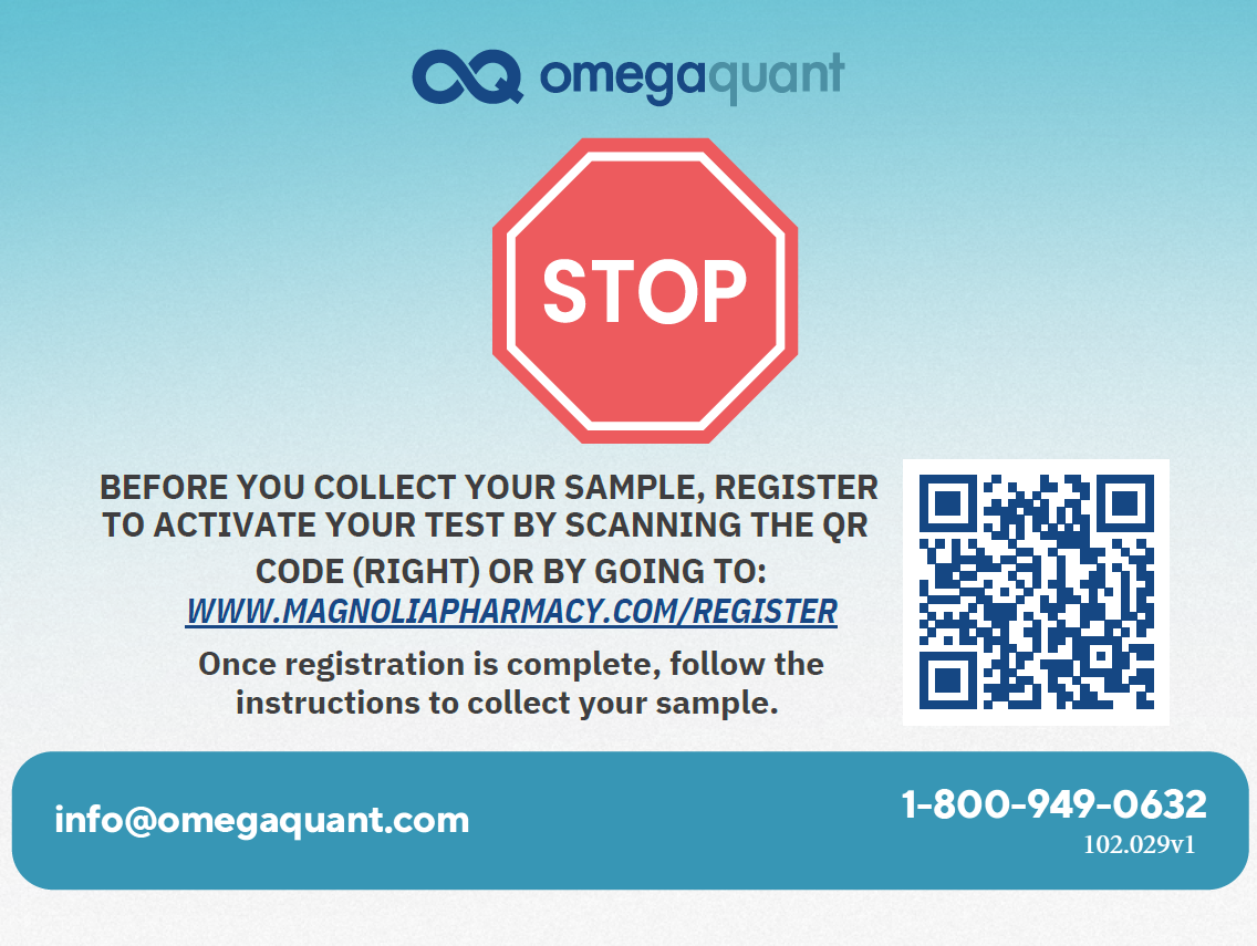 Magnolia Pharmacy Omega-3 Test Kit